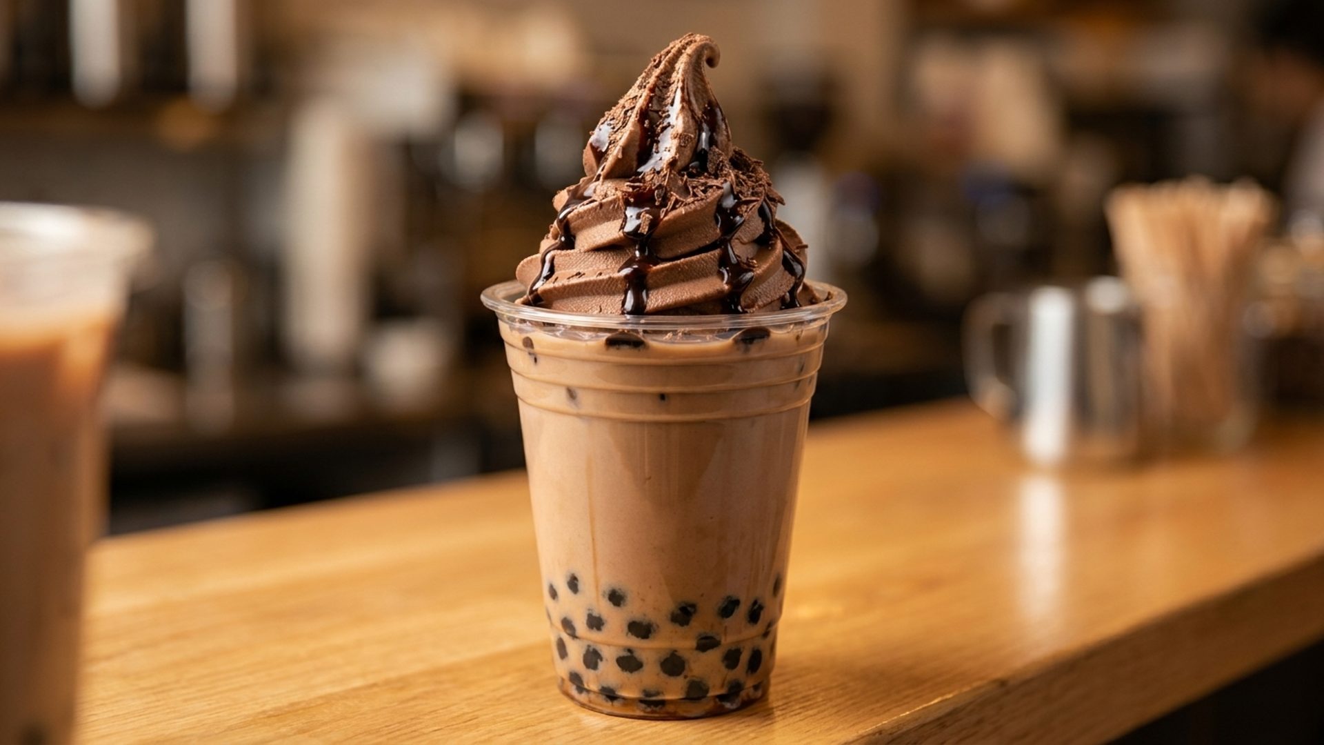 Boba meets soft serve